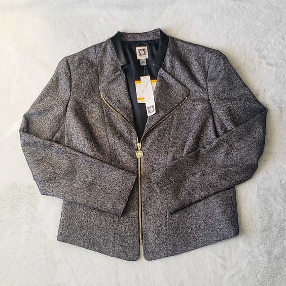 Anne Klein Jackets & Blazers - HP NWT Ann Klein Separates that Work Zip Up Blazer